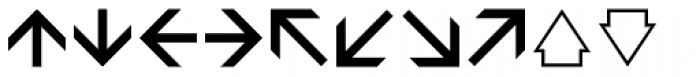 Acta Symbols Arrows Font OTHER CHARS