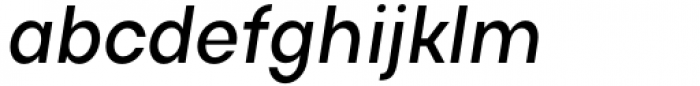 Actay Condensed Medium Italic Font LOWERCASE
