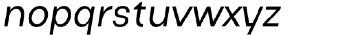 Actay Condensed Regular Italic Font LOWERCASE