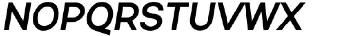 Actay Condensed Semi Bold Italic Font UPPERCASE