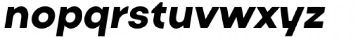 Actay Extra Bold Italic Font LOWERCASE