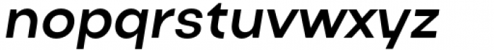 Actay Semi Bold Italic Font LOWERCASE