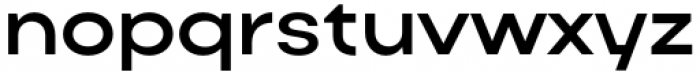 Actay Wide Semi Bold Font LOWERCASE