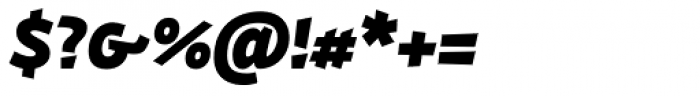 Actium Black Italic Font OTHER CHARS