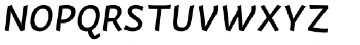 Actium Medium Italic Font UPPERCASE