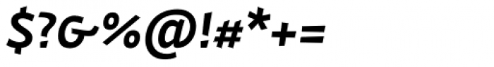 Actium SemiBold Italic Font OTHER CHARS