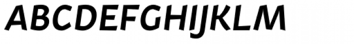 Actium SemiBold Italic Font UPPERCASE