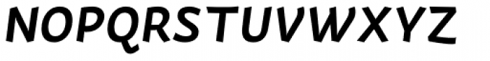 Actium SemiBold Italic Font UPPERCASE