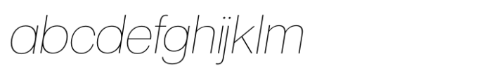 Active Uno Thin Italic FONT