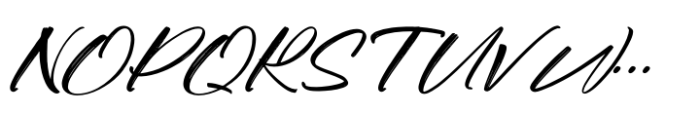 Actively Italic Font UPPERCASE