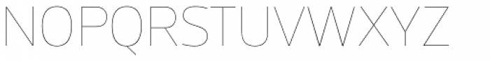 Acto Hairline Font UPPERCASE