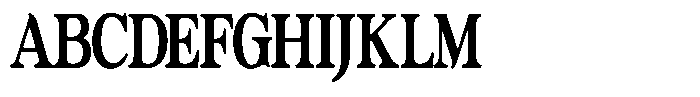 Actualis Bold Condensed Font UPPERCASE