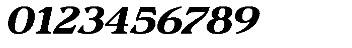 Actualis Bold Expanded Italic Font OTHER CHARS