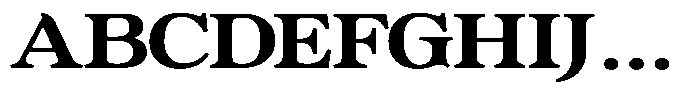 Actualis Bold Expanded Font UPPERCASE