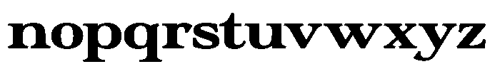 Actualis Bold Expanded Font LOWERCASE