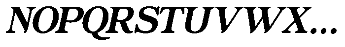 Actualis Bold Italic Font UPPERCASE