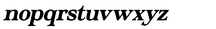 Actualis Bold Italic Font LOWERCASE
