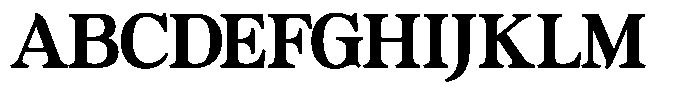 Actualis Bold Font UPPERCASE