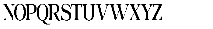 Actualis Light Condensed Font UPPERCASE