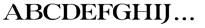 Actualis Light Expanded Font UPPERCASE