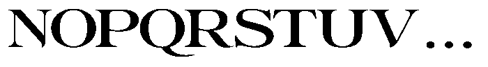 Actualis Light Expanded Font UPPERCASE