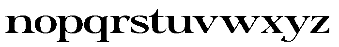 Actualis Light Expanded Font LOWERCASE