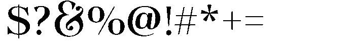 Actualis Light Font OTHER CHARS