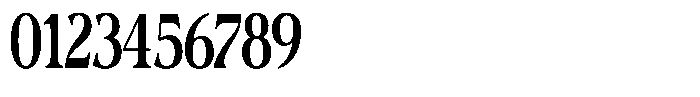 Actualis Medium Condensed Font OTHER CHARS