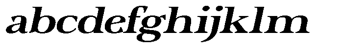 Actualis Medium Expanded Italic FONT