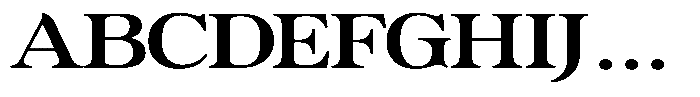 Actualis Medium Expanded Font UPPERCASE