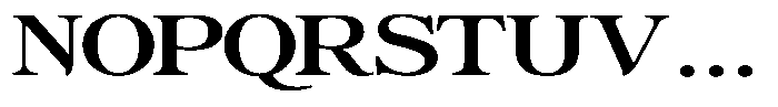 Actualis Medium Expanded Font UPPERCASE