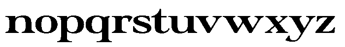 Actualis Medium Expanded Font LOWERCASE