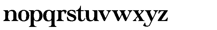 Actualis Medium Font LOWERCASE