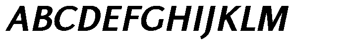 Actuarius Bold Italic Font UPPERCASE