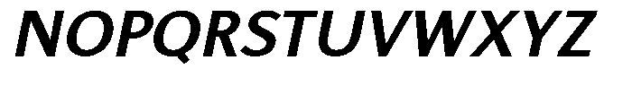 Actuarius Bold Italic Font UPPERCASE
