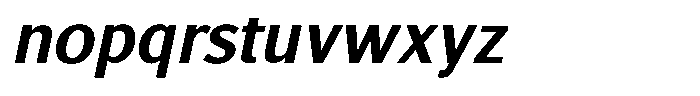 Actuarius Bold Italic Font LOWERCASE