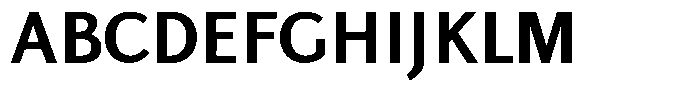 Actuarius Bold Font UPPERCASE