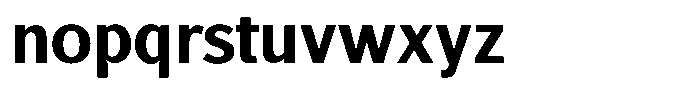 Actuarius Extra Bold Font LOWERCASE
