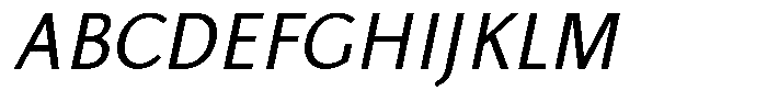 Actuarius Extra Light Italic Font UPPERCASE