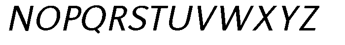 Actuarius Extra Light Italic Font UPPERCASE