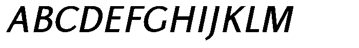 Actuarius Italic Font UPPERCASE