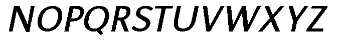Actuarius Italic Font UPPERCASE