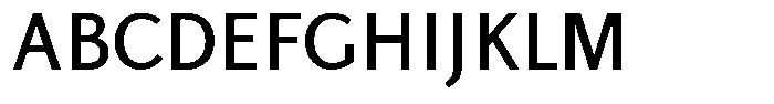 Actuarius Regular Font UPPERCASE