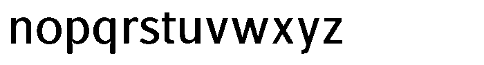Actuarius Regular Font LOWERCASE