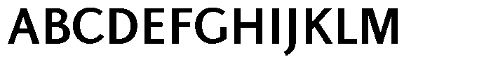 Actuarius Semi Bold Font UPPERCASE