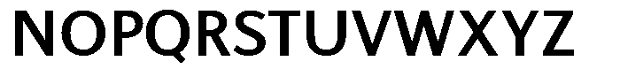 Actuarius Semi Bold Font UPPERCASE