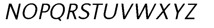 Actuarius Thin Italic Font UPPERCASE