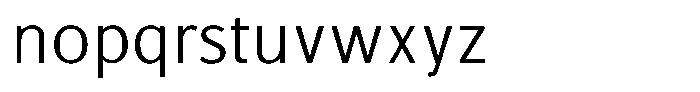 Actuarius Thin Font LOWERCASE