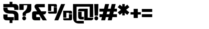 Actuatech Extra Bold Font OTHER CHARS