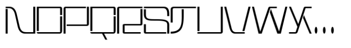 Actuatech Extra Light Font UPPERCASE